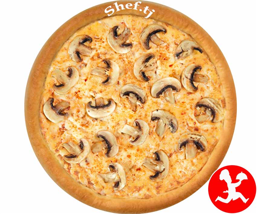 Пицца грибная средняя