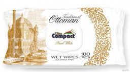 Влажные салфетки ottoman "Compact" 100шт