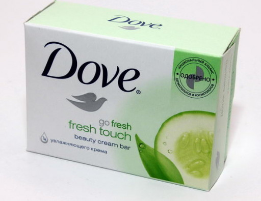 Крем-мыло огурец и зеленый чай Dove 100гр