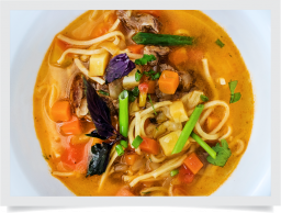 Суп лапша с говядиной / Beef noodle soup  (250 г)