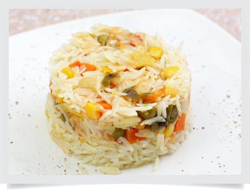 Рис с овощами / Rice with vegetables (100 г)