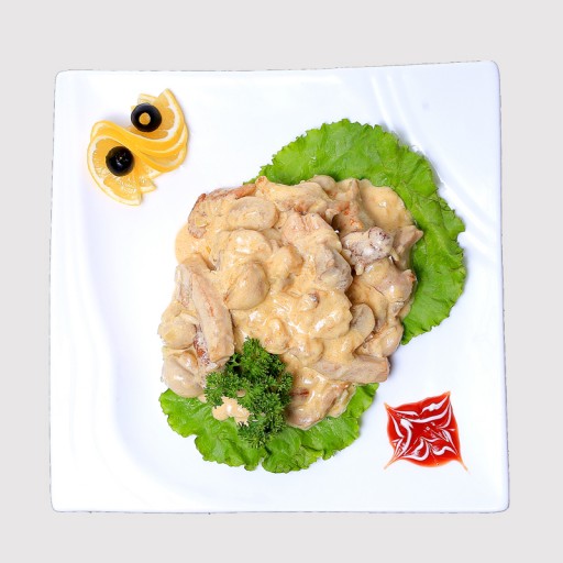 Куриное филе с грибами и сыром (150гр)