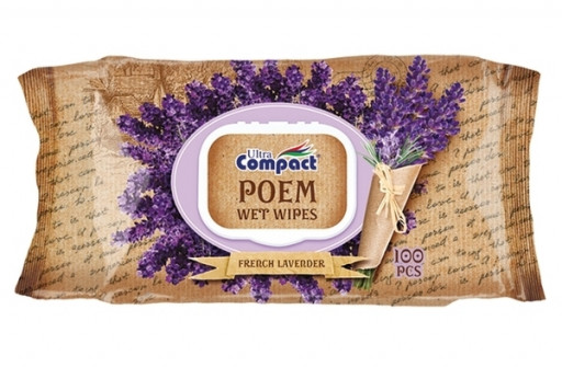 Влажные салфетки poem lavender Compact 100шт