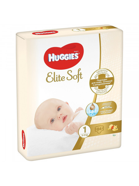Подгузники Huggies №1 Elite Soft 84шт