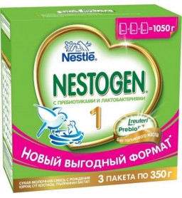 Сухая молочная смесь кисломолочный Nestogen №1 350гр