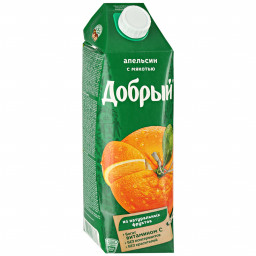 Сок апельсиновый Добрый 1л