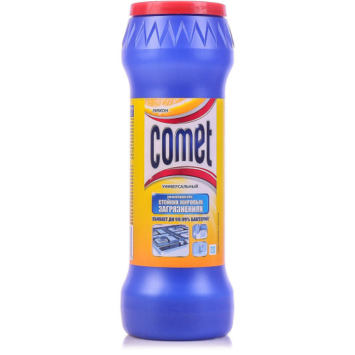 Чистящий порошок лимон с хлоринолом "Comet" 475гр