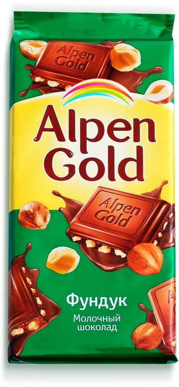 Шоколад фундук "Alpen Gold" 90гр