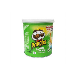 Чипсы со вкусом сметана лук "Pringles" 40гр