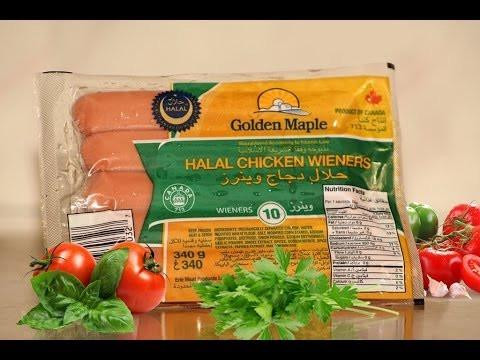Сосиски куриные halal "Golden Maple Farms" 375гр