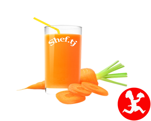Свежевыжатый морковный сок 0,5